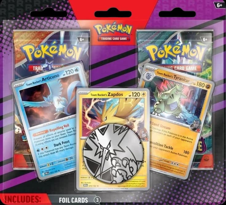2-Pack Blister Pack [Team Rocket's Articuno, Zapdos & Tyranitar]