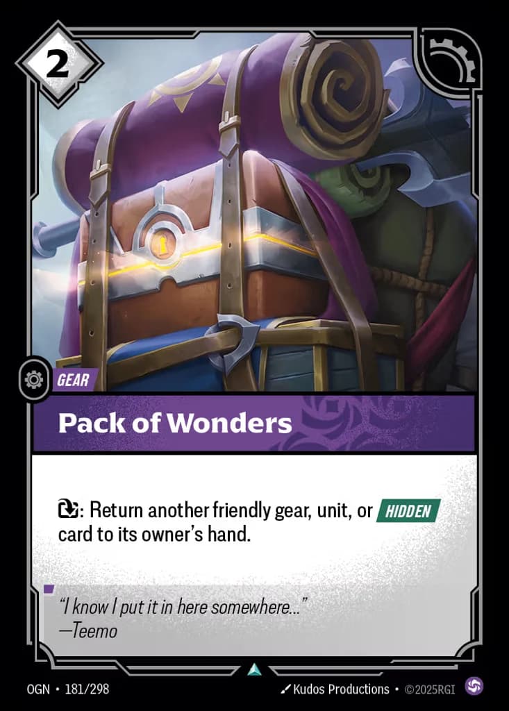 Pack Of Wonders