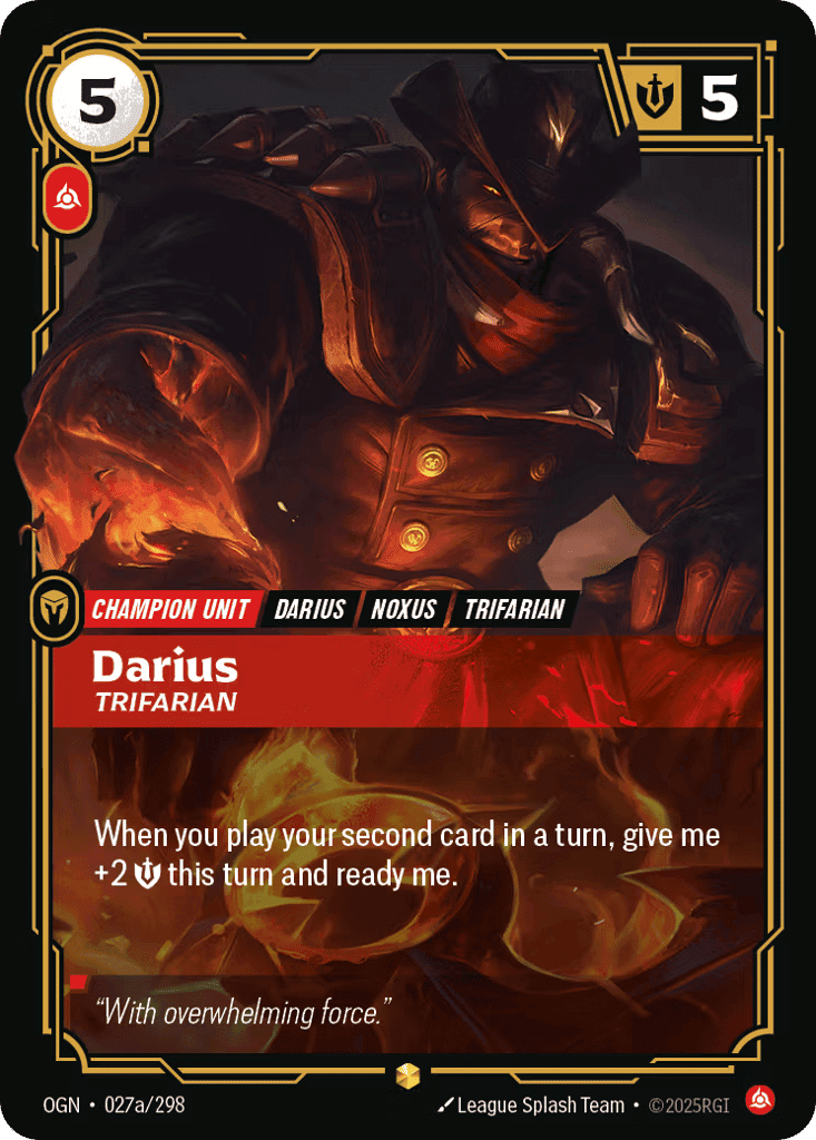 Darius - Trifarian (Alternate Art)