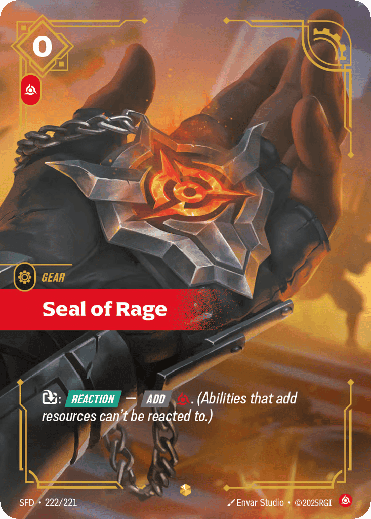 Seal of Rage (Overnumbered)