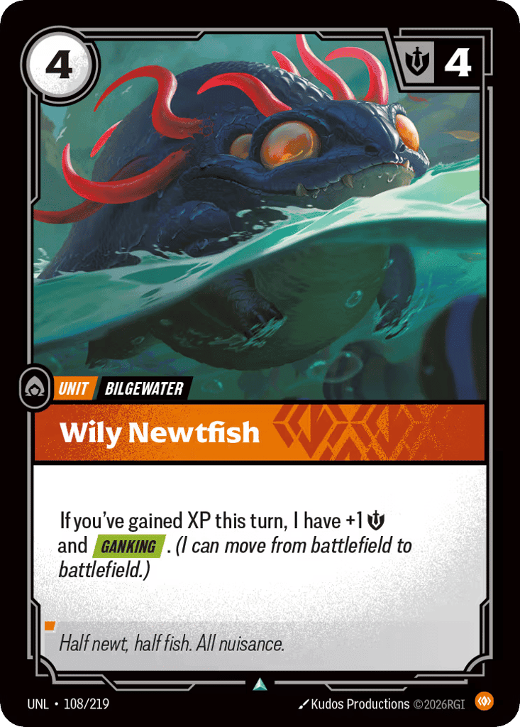 Wily Newtfish