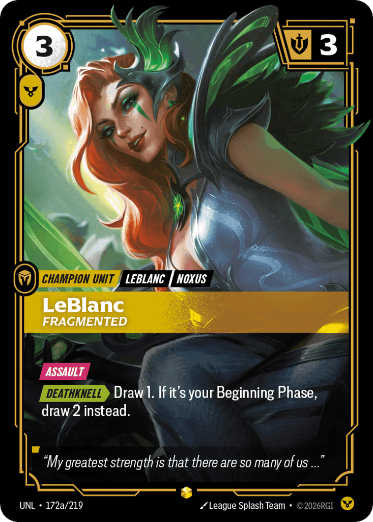 LeBlanc - Fragmented (Alternate Art)