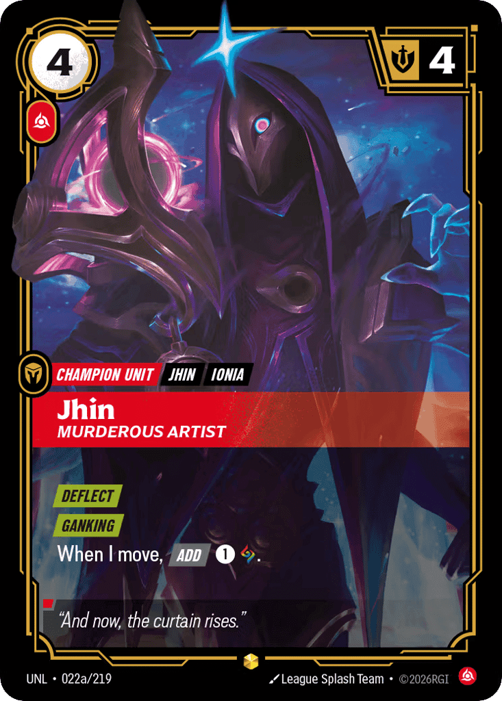 Jhin - Murderous Artist (Alternate Art)