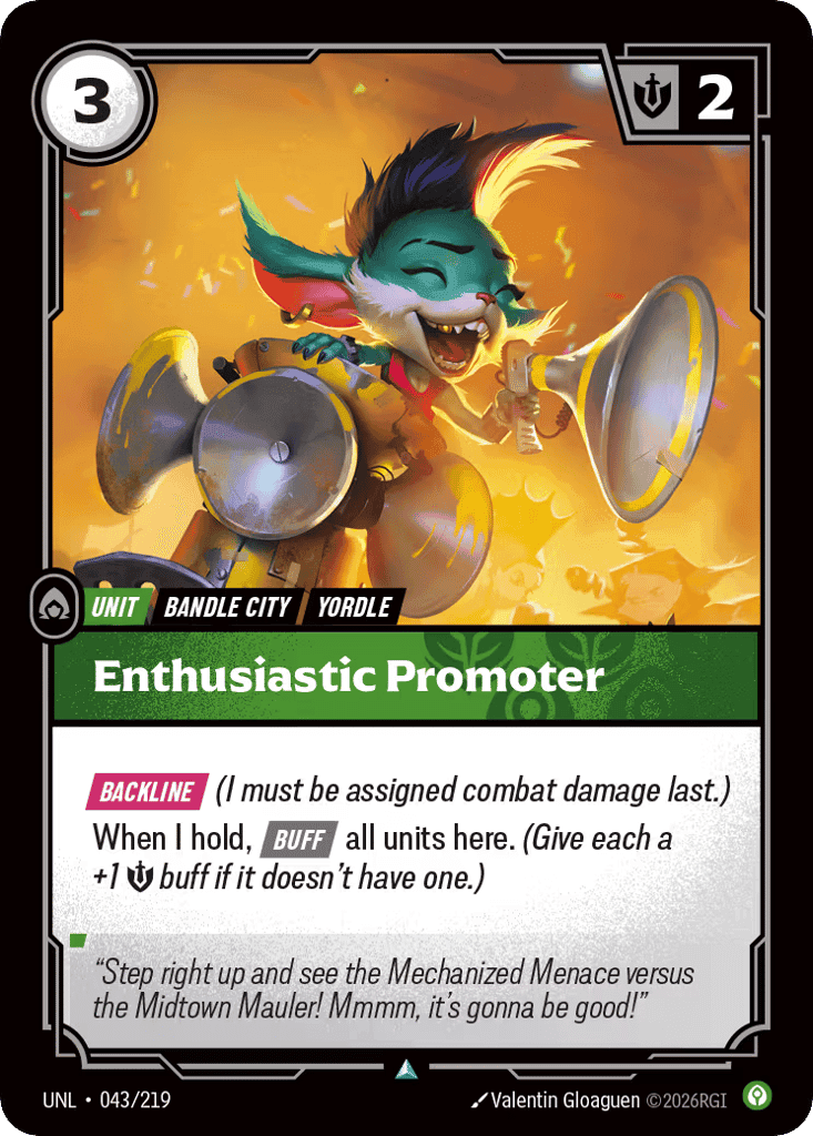 Enthusiastic Promoter
