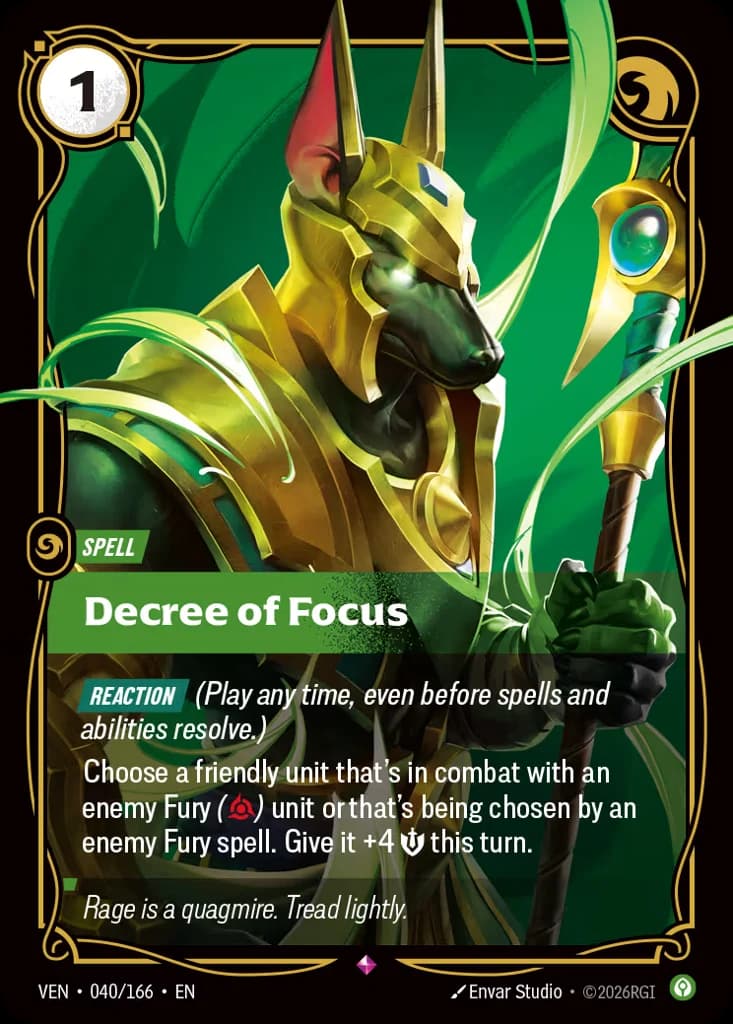 Decree Of Focus