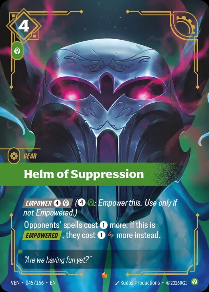 Helm Of Suppression